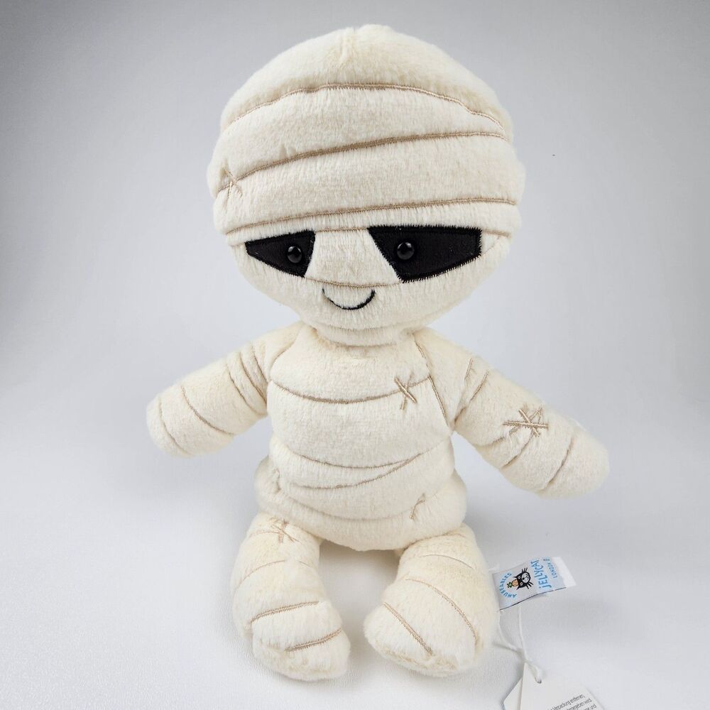 Jellycat Amuseables 13" Mummy Bob Plush Halloween Stuffed Animal NWT MUM3B